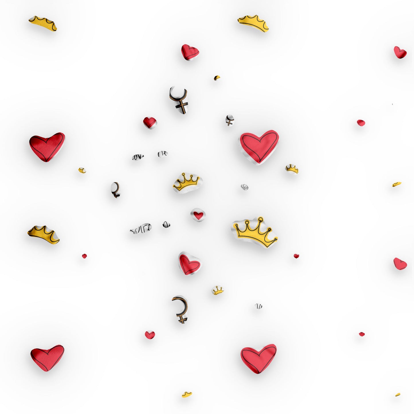 Custom Heart & Crown Shaped Pillows, Personalized Gifts, Home Decor, Valentine's Day, Birthday, Love Themed Decor