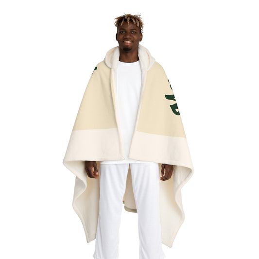 Holiday Hooded Sherpa Fleece Blanket – Cozy Christmas Tree & Fireplace Throw